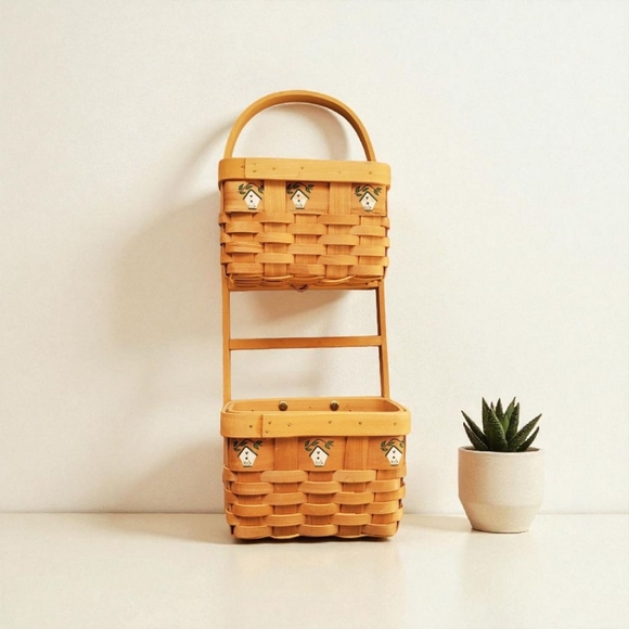 Wicker Basket Letter Holder - Picture 1 of 16